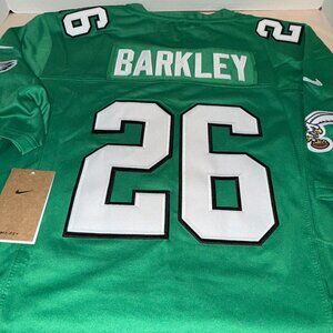 NEW Saquon Barkley #26 Philadelphia Eagles Green Jersey Nike NWT